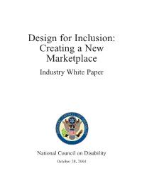 Design for Inclusion White Paper