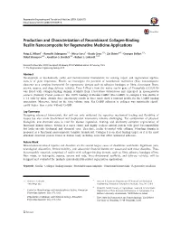 Production and Characterization of Recombinant Collagen-Binding Resilin Nanocomposite for Regenerative Medicine Applications
