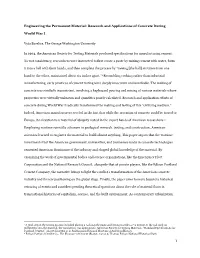 Research and Applications of Concrete During World War I Vyta