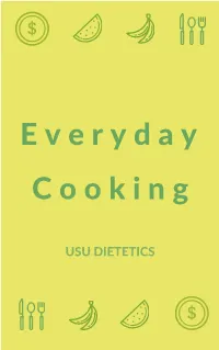 USU DIETETICS Table of Contents