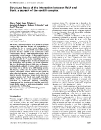 Structural Basis of the Interaction Between Rala and Sec5, a Subunit of the Sec6/8 Complex