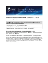 CDR Patient Input for Truvada