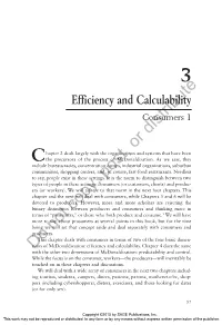 Efficiency and Calculability