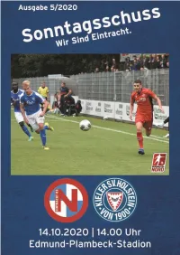 Heimspiel Gegen Holstein Kiel (U23)
