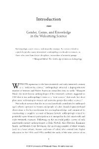 Introduction R Gender, Genre, and Knowledge in the Welcoming Science