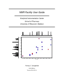 NMR Facility User Guide