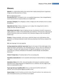 Solar Energy Glossary of Terms