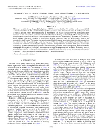 The Formation of the Collisional Family Around the Dwarf Planet Haumea