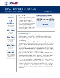 USAID-DCHA Libya Complex Emergency Fact Sheet #1