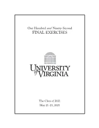 Final Exercises Program