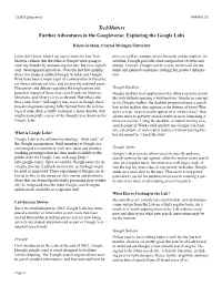 Techmatters: Further Adventures in the Googleverse: Exploring the Google Labs