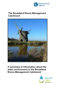 The Broadland Rivers Management Catchment
