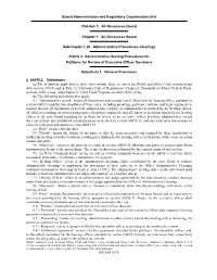CCR 60055.2. Definitions