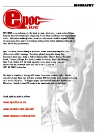 Epoc Live Promotional Document