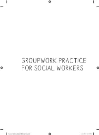 Groupwork Practice for Social Workers