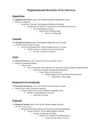 Organizational Structure of Ice Services