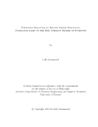 Portfolio Selection by Second Order Stochastic Dominance Based on the Risk Aversion Degree of Investors