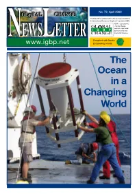 The Ocean in a Changing World Contents