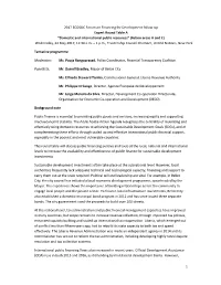 2017 ECOSOC Forum on Financing for Development Follow-Up