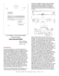 FINAL GEOLOGIC REPORT Emerged