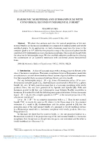 Harmonic Morphisms and Submanifolds with ∗ Conformal Second Fundamental Forms