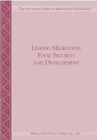 Linking Migration, Food Security and Development