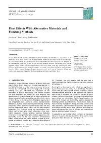 Pleat Effects with Alternative Materials and Finishing Methods