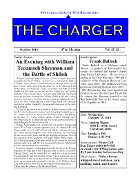 An Evening with William Tecumseh Sherman and the Battle of Shiloh