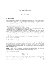 Run-Length Encoding