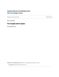 The Google Search Engine
