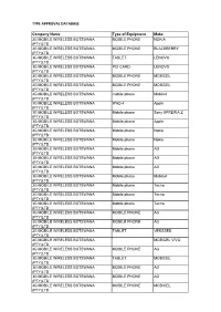 Type Approval Database 2017031231.Pdf