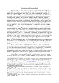 What Is the Anglo-Norman Brut? During the 13Th and 14Th Centuries in England, a Number of Texts Were Written in the Insular Dial