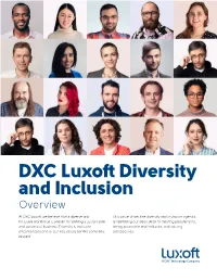 DXC Luxoft Diversity and Inclusion Overview