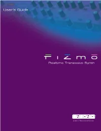 FIZMO User's Guide 1.10