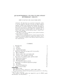 Quasi-Hyperbolic Planes in Relatively Hyperbolic Groups