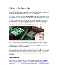 Welcome to Car Tuning Tips