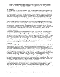 Why Do Evaluation Researchers in Crime and Justice Choose Non-Experimental Methods? Lum, C