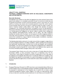 Jealott's Hill, Warfield Technical Summary