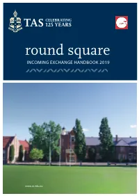 Round Square INCOMING EXCHANGE HANDBOOK 2019