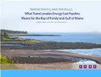 What Transcanada's Energy East Pipeline Means for the Bay of Fundy