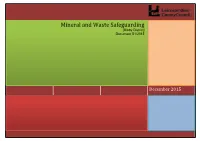 Mineral and Waste Safeguarding [Blaby District] Document S1/2015