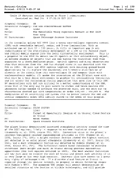 Cycle 19 Abstract Catalog (Based on Phase I Submissions) ��Generated On: Wed Jun 8 07:36:38 EDT 2011