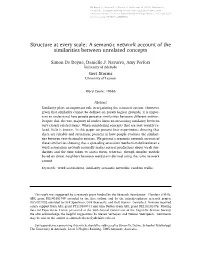 Structure at Every Scale: a Semantic Network Account of the Similarities Between Very Unrelated Concepts