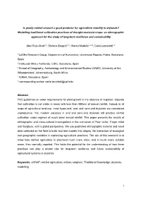 Is Yearly Rainfall Amount a Good Predictor for Agriculture Viability In