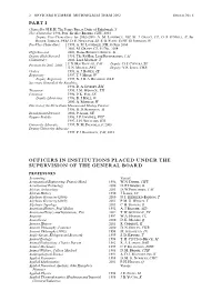 Michaelmas Term 2002 Special No.6 Part I