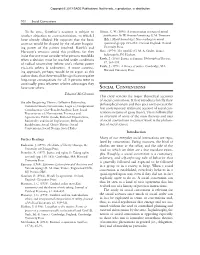 SOCIAL CONVENTIONS Introduction