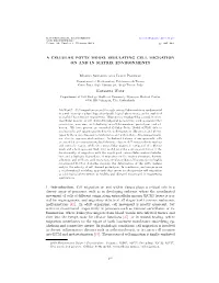 A Cellular Potts Model Simulating Cell Migration on and in Matrix Environments