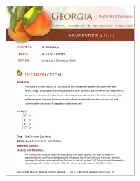 Creating a Business Card