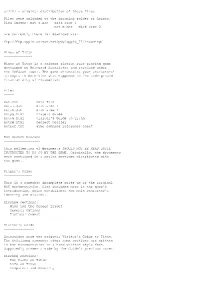 Player's Guide to Mines of Titan - Apple II Player's Guide to Mines of Titan