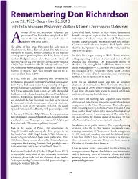 Remembering Don Richardson